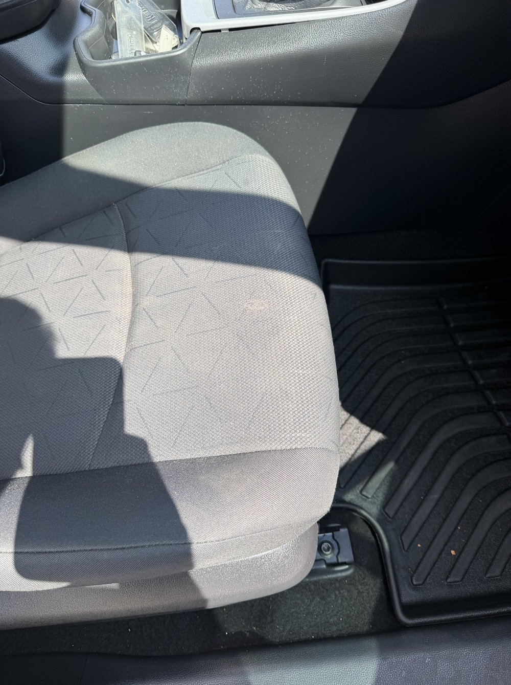 Driver seat after interior restoration
